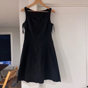 Prada vintage sport Classic Black Sleeveless A-Line Dress
